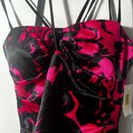 B Darlin NWT  Black and Pink Mini Dress Size 7/8, NWT Ruched Side HOCO Photo 3