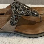 Dansko Women's Pamela Thong Taupe Jewelled Size 41 Photo 1