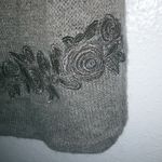 Beautiful Italian S Wool Taupe Capped Sleeve Dress Gray Photo 4