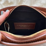 Sézane Sezane victor Brown Croc-Embossed Women Bag NEW Photo 3