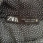 ZARA  Black and White Polka Dot Skirt Photo 2