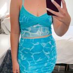 Forever 21 Aqua Matching Skirt Set Photo 7
