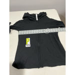 Woman’s In Your Face Apparel Black Medium zip Up Hoodie Rhinestone Bride Photo 6