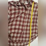 Beach Lunch Lounge Women’s Plaid Button Up Shirt size L Photo 8