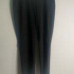 Briggs New York Women’s Black Plaid Striped Ponte Straight Pants Size 16 Photo 4