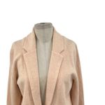 J.Crew  Cecile Relaxed‎ Sweater-Blazer Knit Merino Wool Pale Pink Size Small Photo 3