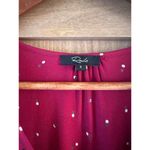 Rails  Beaux Button-front Peplum Top In Rouge Offset Dot Women’s size Small Photo 7