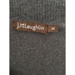 J. McLaughlin Gray Mock Neck Long Sleeve Tunic Top Womens Size M Photo 2