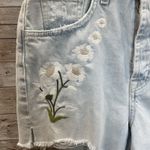 7 For All Mankind NWT Womens 24 Shorts Easy Ruby Cut Off Distress Embroidered Photo 8