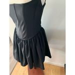 ZARA Short square neckline dress with straps. Voluminous hem. Concealed side zip Photo 1