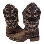 Dan Post Athena Floral Western Boots GUC $255 Size 7 S3929 Photo 8