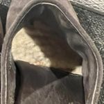 UGG  Kaylee Grey Suede Mule Slip On Wooden Clogs Stud Heels Women’s Size 8 Photo 5