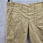 Sonoma  Tan Cargo Flat Front Bottoms Pants Shorts Cotton 8 Photo 3
