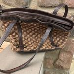 Fossil  large purse-soft brown weave-very nice, clean original Photo 3
