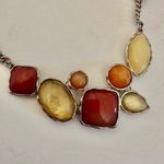 Yellow and orange statement necklace Photo 2