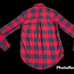 American Eagle  amazingly soft boyfriend fit Buffalo plaid button down flannel XS Photo 2