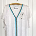 pitusa • Inca Abaya maxi dress White kaftan cover up caftan embroidered Size L Photo 2