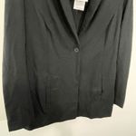 J.Jill NWT  Black Ponte Blazer Jacket  XS Shawl Collar Button Front Long Sleeve Photo 4