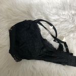 Aerie  Wireless‎ Bra 40DD Black Lace Floral Design Adjustable Straps NWT Photo 6