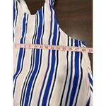 ASTR  the Label Dress M Rena Striped Mini Shift Blue Pink Racerback Sleeveless Photo 5