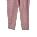 Etro Pink White Pinstriped Cropped Trouser Pants Size 42 US 6 Photo 3