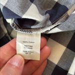 J.Crew polo pop over 100% cotton gingham checks short sleeve shirt blouse S Photo 8