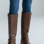 Bussola Trapani Knee High Riding Boots EU 39 8.5 brown Leather Photo 0