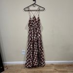 Free People NWT  Via Midi Dress Brown Combo Everly Size X Large NWT Photo 8