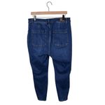 Judy Blue Skinny Fit High Waist Jeans Womens Size 18W Button Fly Dark Wash Denim Photo 2