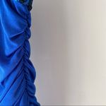 Climax By David Howard Vintage Disco Blue Sequin Dress size small 7/8 Photo 6