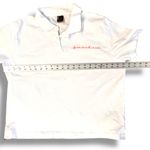 BOGNER FIRE AND ICE XL White Stretch Cotton Short Sleeve Polo Shirt Navy Trim Photo 4