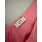 AYR 100% Pima Cotton Melon Pink Yowza Wrap Knee-Length Dress Small Photo 4