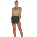 NWT MINT Medium Support Strappy Padded Sportsbra Green Photo 2