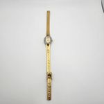 Vintage Elgin Gold Tone Ruby & White Sapphire Watch Red Photo 1