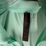 Mondetta Womens XL Mint Green Active 1/4 Zip Short Sleeve Mesh Polo Shirt Photo 3