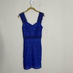 Nsr  Blue Lace Sweetheart Neckline Cocktail Dress XS Photo 1