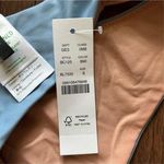 J.Crew Curved-waist cheeky bikini bottom | Blue Mist | NWT Photo 5