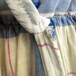 Old Navy Faux Wrap Plaid Midi Dress Ruffle Sleeve Tiered Preppy Summer, Size M Photo 10