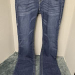 True Religion  Jeans Women's Size 29 Medium Blue Wash Low Rise Straight Leg Y2K Photo 0