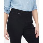 J.Crew Petite Curvy Essential Straight Black Jean in All-Day Stretch Size 29P Photo 1