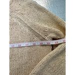 Vince . Light Tan Beige Knit Texture Boat Neck Long Sleeve Pullover Sweater Small Photo 6