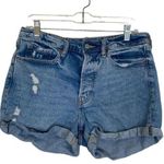 Old Navy Alma Clean OG Shorts Medium Wash Size 12 Photo 0