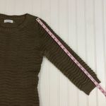 Calvin Klein Brown Crew Neck Long Sleeve Sweater Dress Photo 7