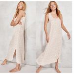 Haven Well Within Cupro Polka Dot Maxi Dress Vegan Silk Blush Pink Sz M Size M Photo 1