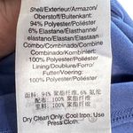 DKNY  Cross Back Scuba Crepe Gown 2 New Periwinkle Blue Formal Dress Black Tie Photo 15