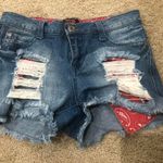12th Tribe Bandana Style Jean Shorts Photo 0