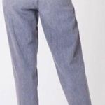Overlover Abbott Paperbag Denim Pants Women’s Size 25 Grey Tapered 100% Cotton Gray Photo 1