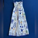 Selfie Leslie *NWT* Indie Lux Cypress Graphic Strapless Maxi Dress White Photo 3