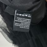 Betsy and Adam Tiered Ruffle Tulle Gown in Black Size US 4 Photo 8