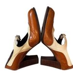 Christian Dior Dior Vintage Two Tone Wingtip Mary Jane Pumps Photo 4